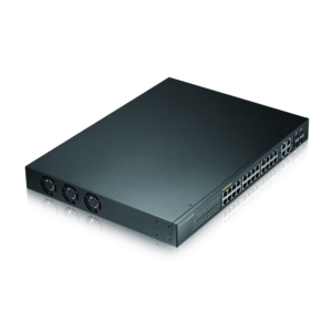 ZyXEL GS1920-24HP-EU0101F Port GbE L2 Advanced Web Managed 802.3at PoE+ Switch + 4 GbE Combo GbE/SFP