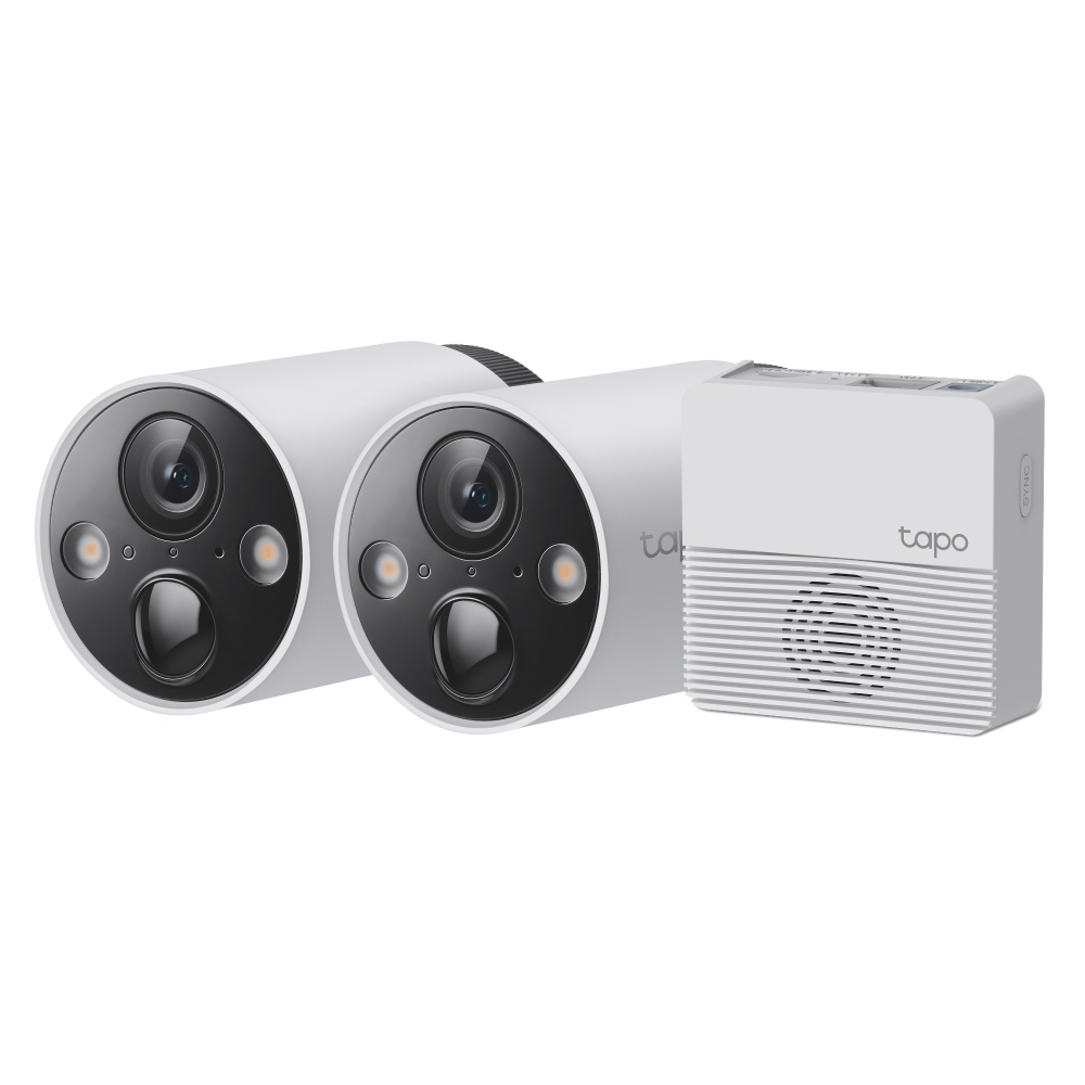 Tapo C420S2 – Smart Wire-Free Security Camera System, 2-Camera System