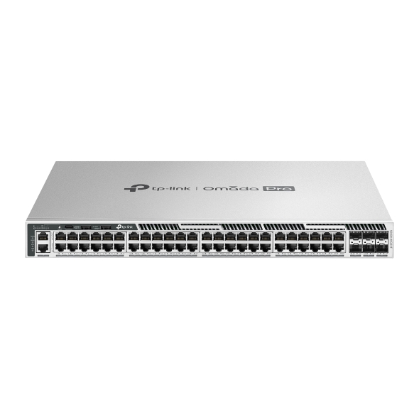 S6500-48G6XF – Omada Pro 48-Port Gigabit Stackable L3 Managed Switch with 6 10G Slots